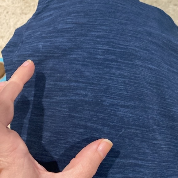 Lululemon Men’s T.H.E. Short Linerless Heather Allover Iron Blue True Navy Sz M - Picture 13 of 14